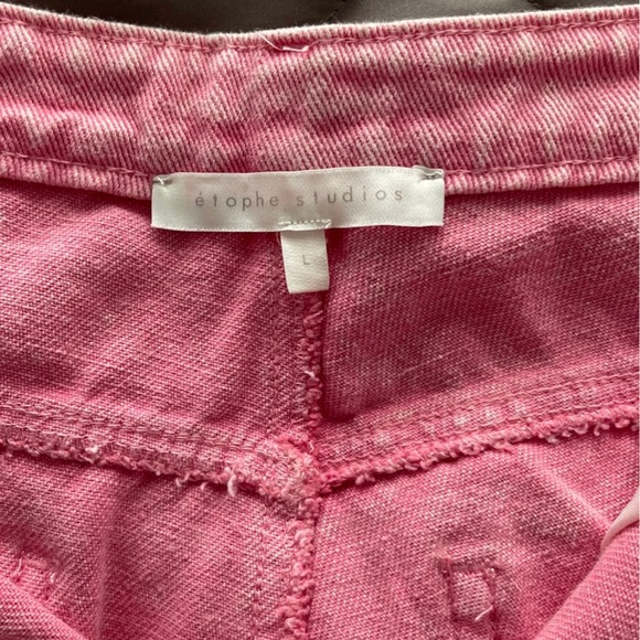 Etophie Pink Button Fly Jeans - Picture 3 of 3